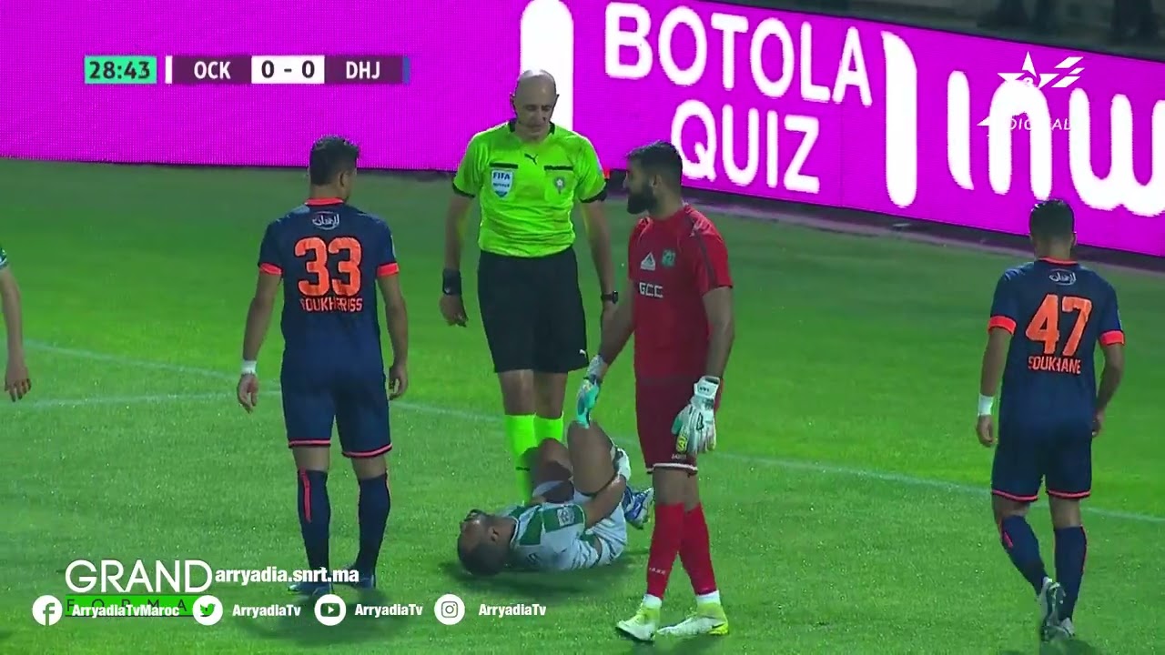 الدفاع الحسني الجديدي يتعادل أمام مستضيفه أولمبيك خريبكة