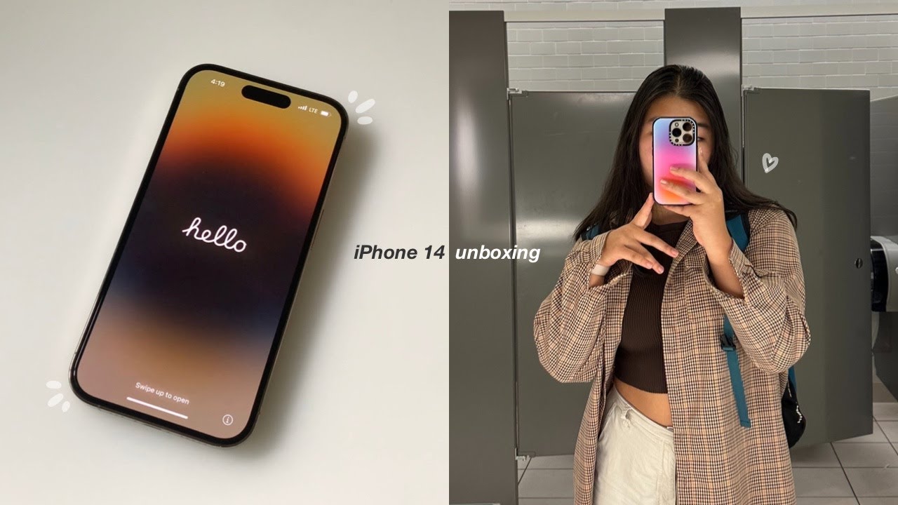 what's on my iphone 14 pro + unboxing 