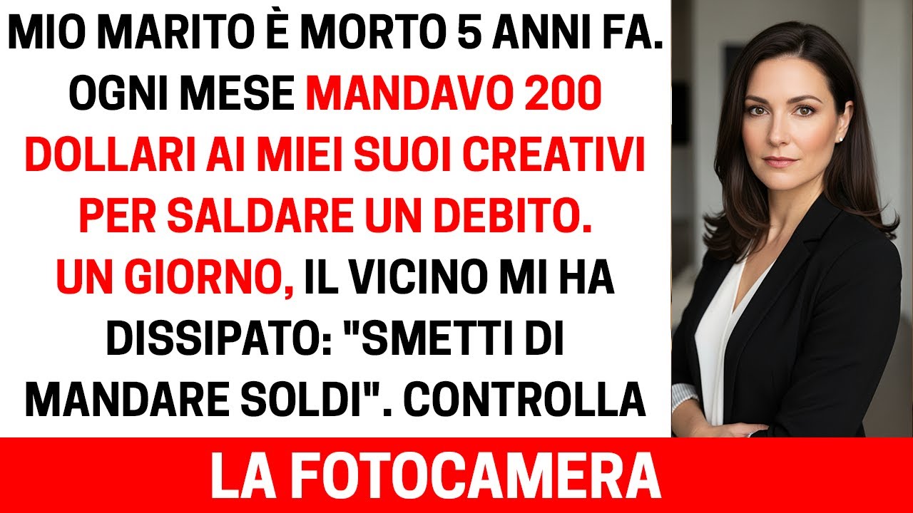Mio marito è morto anni fa. Ogni mese mandavo a sua madre 250 dollari. Ma poi...