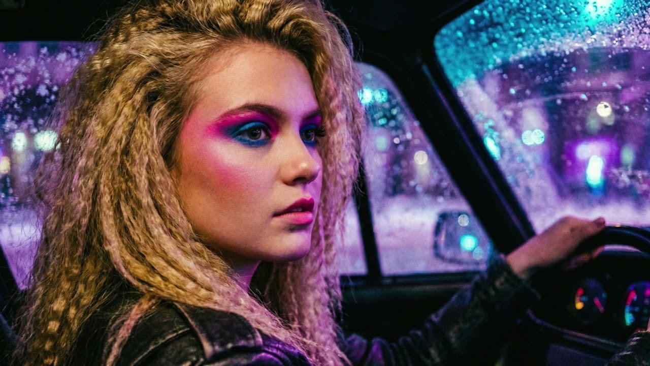Frozen neon drive (432Hz) – nostalgic synthwave & winter vibes