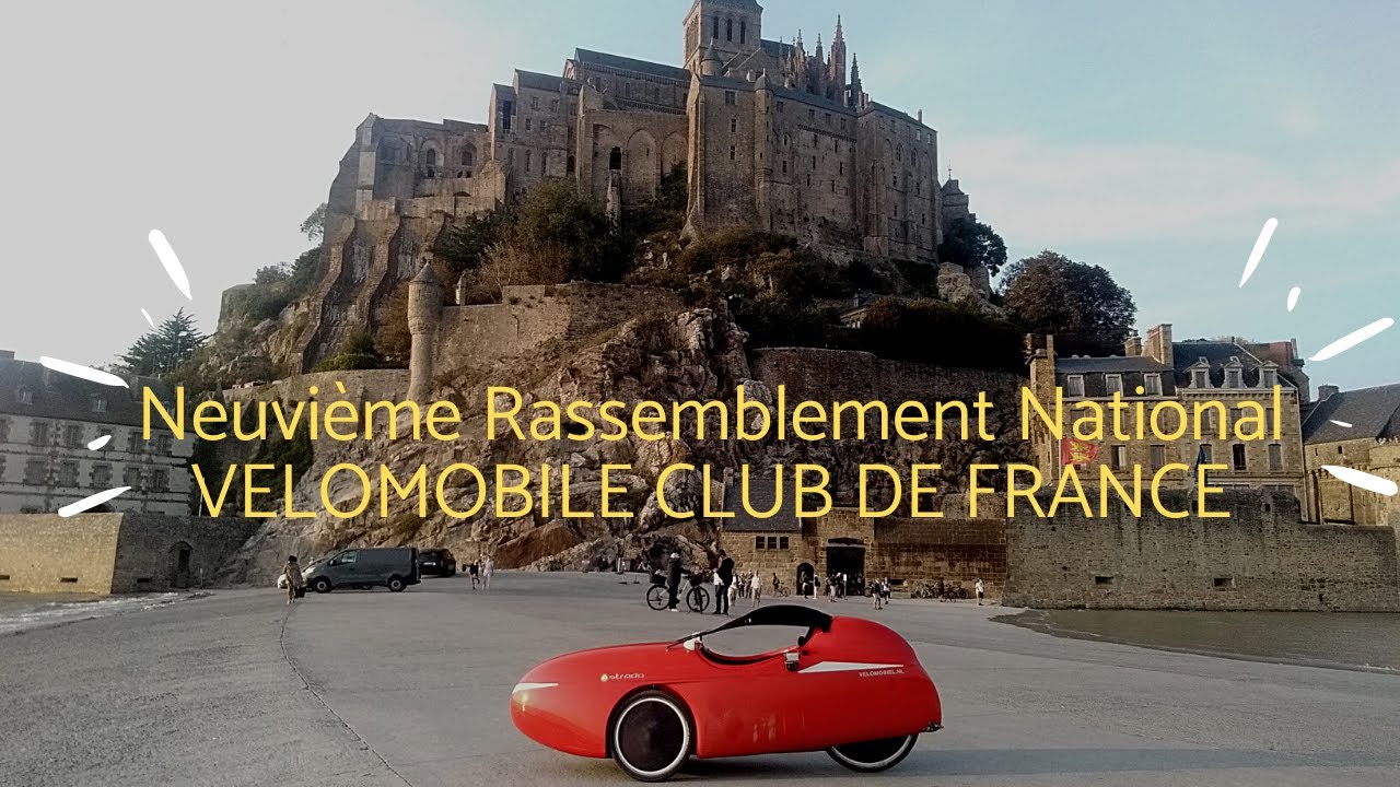 voyage en velomobile  jusqu'au rassemblement a la Tranche sur Mer