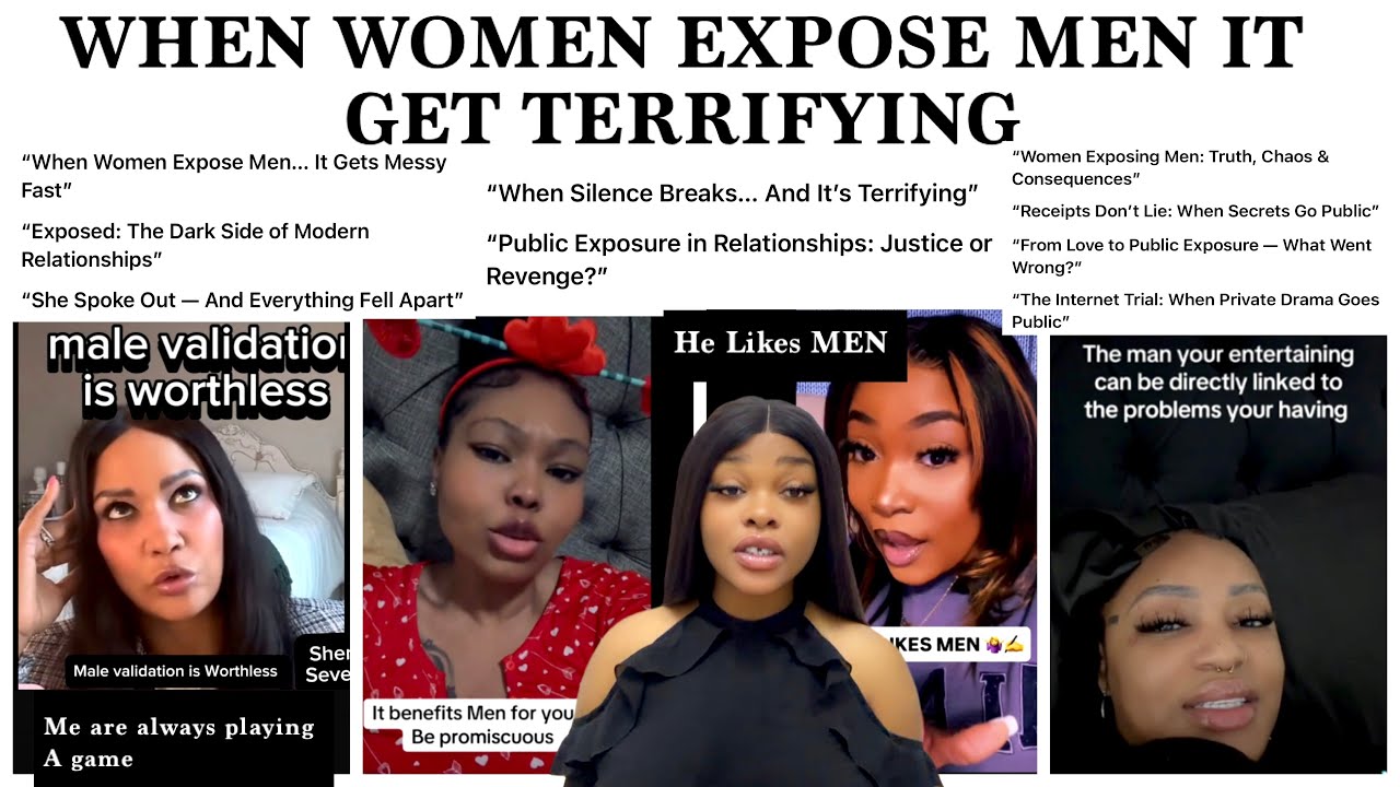 WHEN WOMEN EXPOSE MEN,  IT GETS MESSY & TERRIFYING.. PART 2 😖🤯🚩💔🤦‍♀️