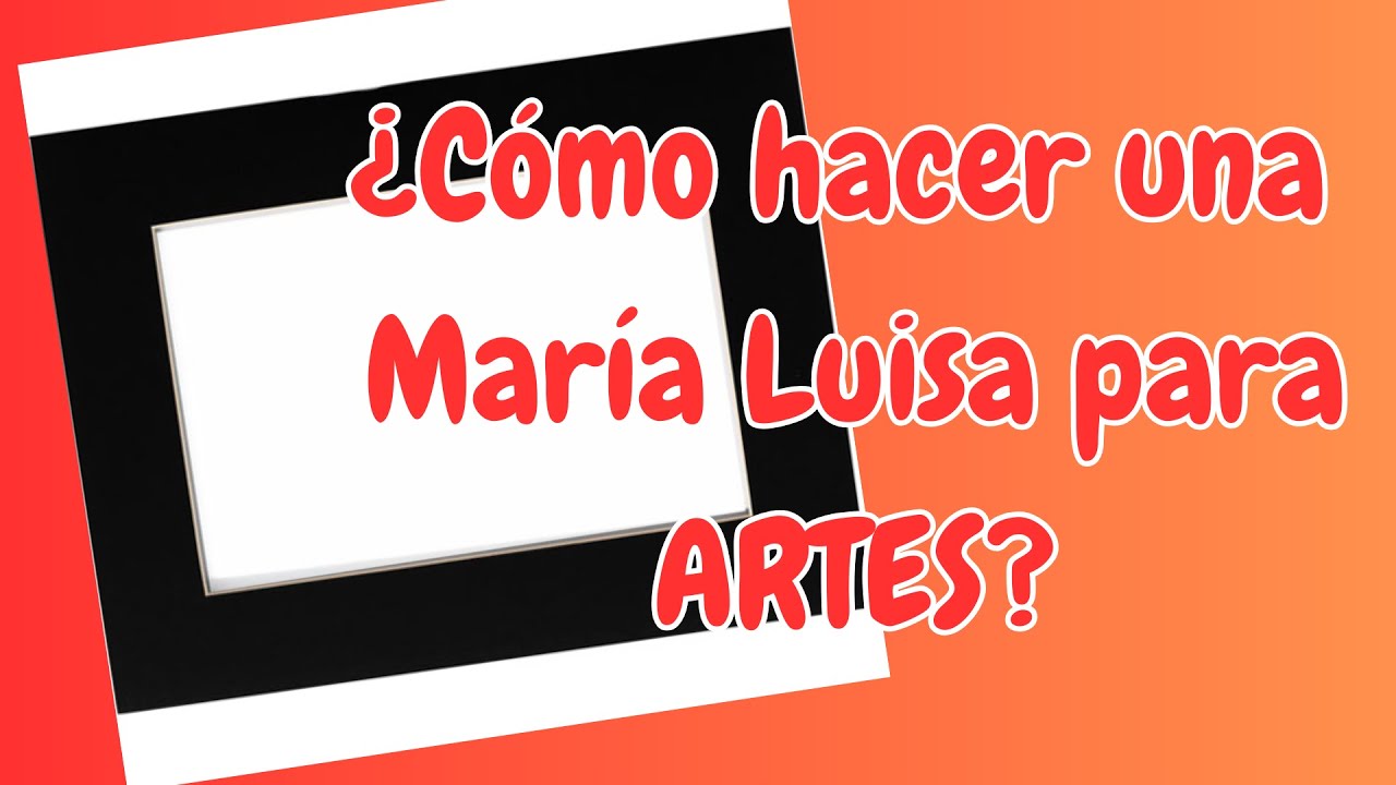 ¿Cómo cortar y colocar la Marialuisa para tus trabajos de Arte?