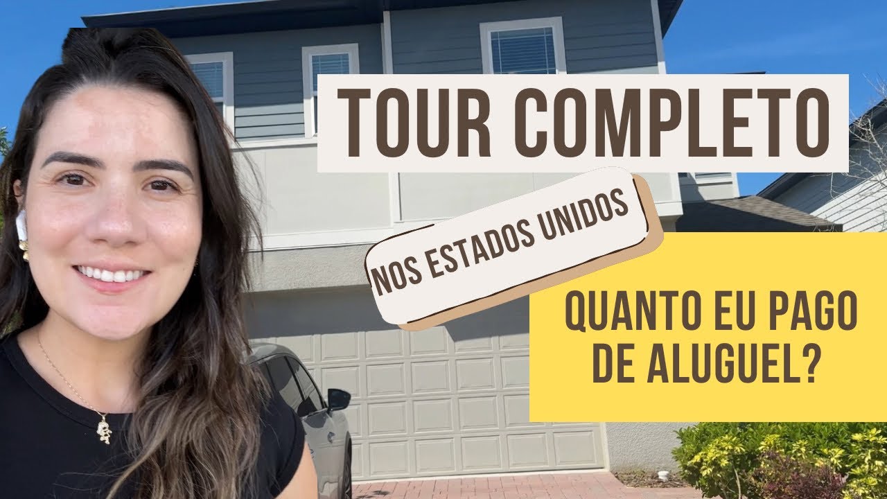 Tour completo pela minha Nova Casa nos Estados Unidos!! 🇺🇸🇺🇸 Quanto eu vou pagar?