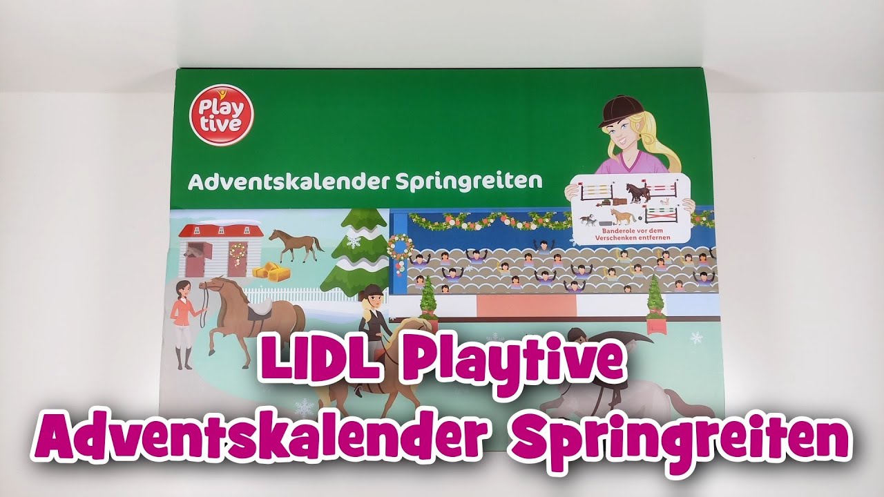 LIDL Playtive Adventskalender Springreiten | UNBOXING