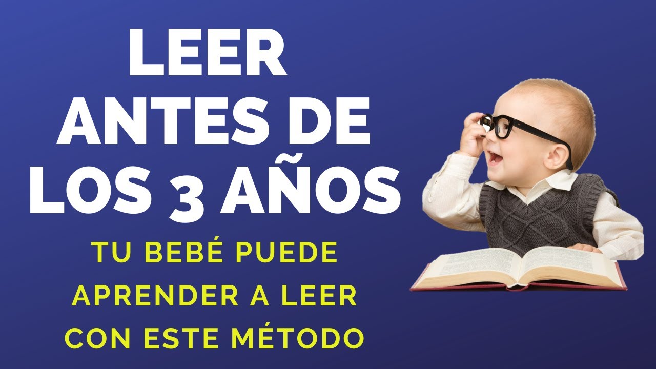 Método Doman para enseñar a leer a tu bebé antes de los 3 años.