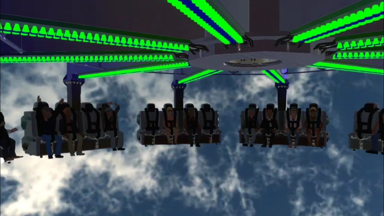 Funfair Ride Simulator 4 Predator (The Gate) onride FRS4