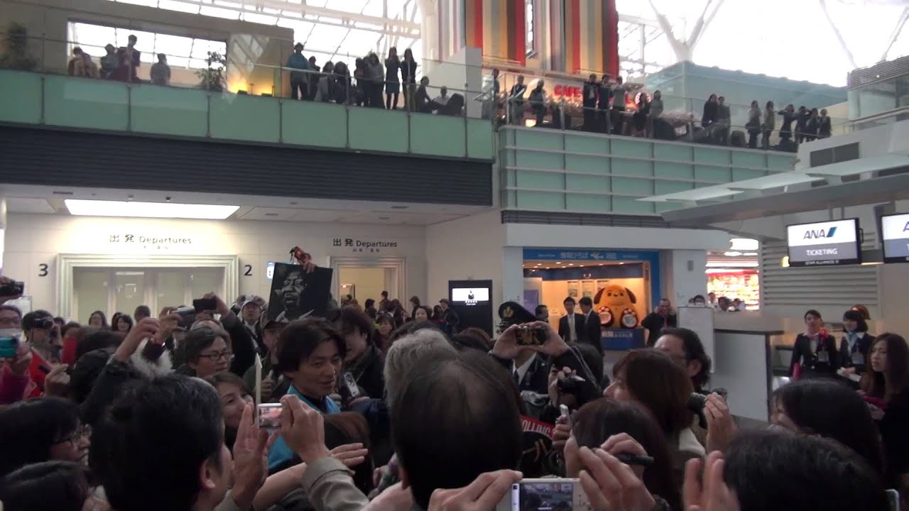 the rolling stones Mick Taylor airport panic ｊapan 2014　ストーンズ羽田空港お見送りで大パニック