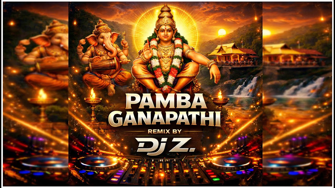 PAMBA GANAPATHI (REMIX) | DJ Z | MAMMOOTTY | MG SREEKUMAR | DJ ROAD SHOW | 🔥