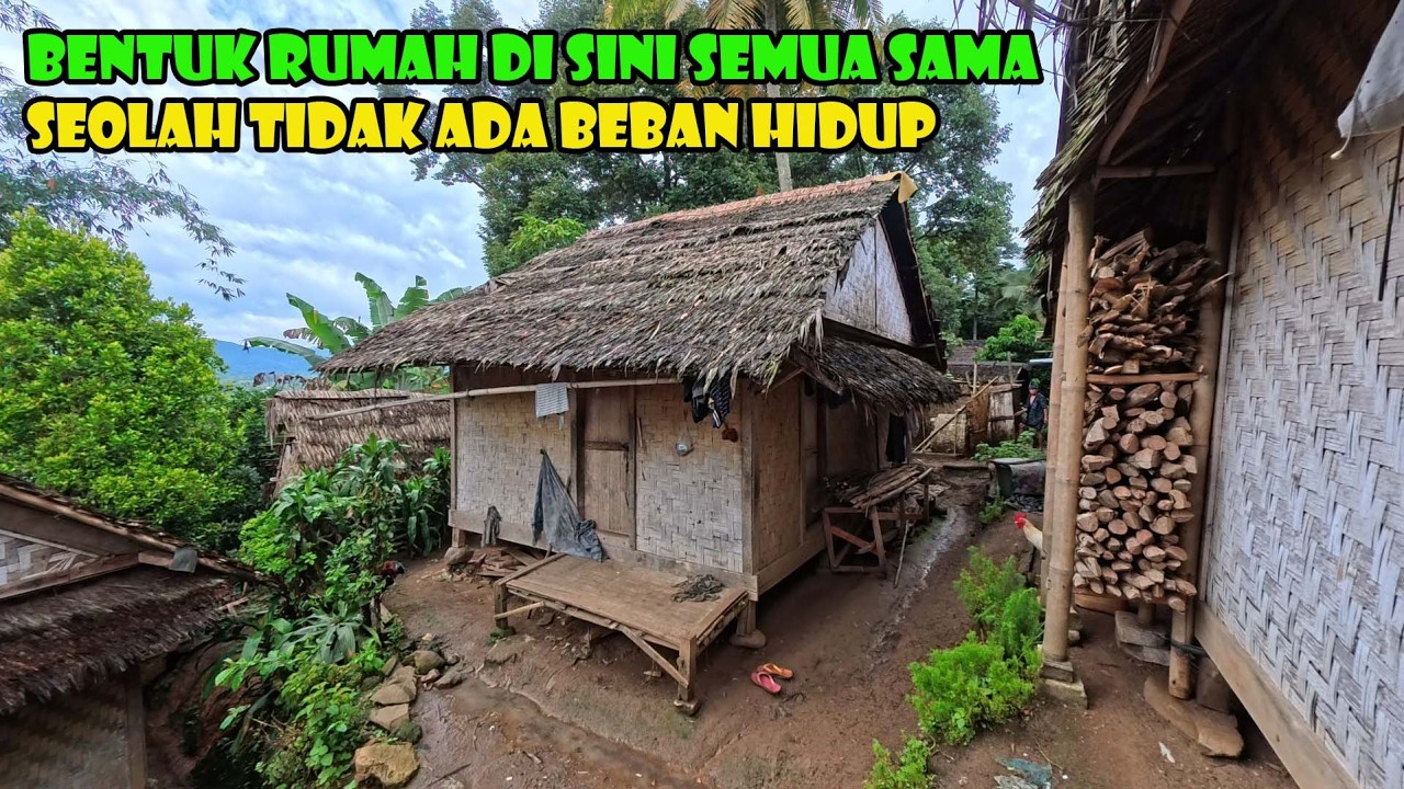 Kampung Dengan Bentuk Rumah Sama..Tak Ada Yang Menonjol Di kampung Ini.