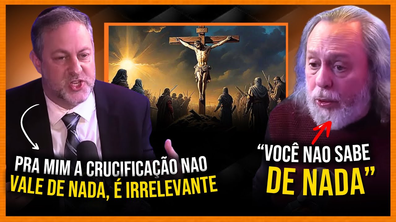 Podcast Virou Debate Rabino confronta Caio Fabio e Leva Uma Lição | Clima Ficou Tenso 😬 🔥