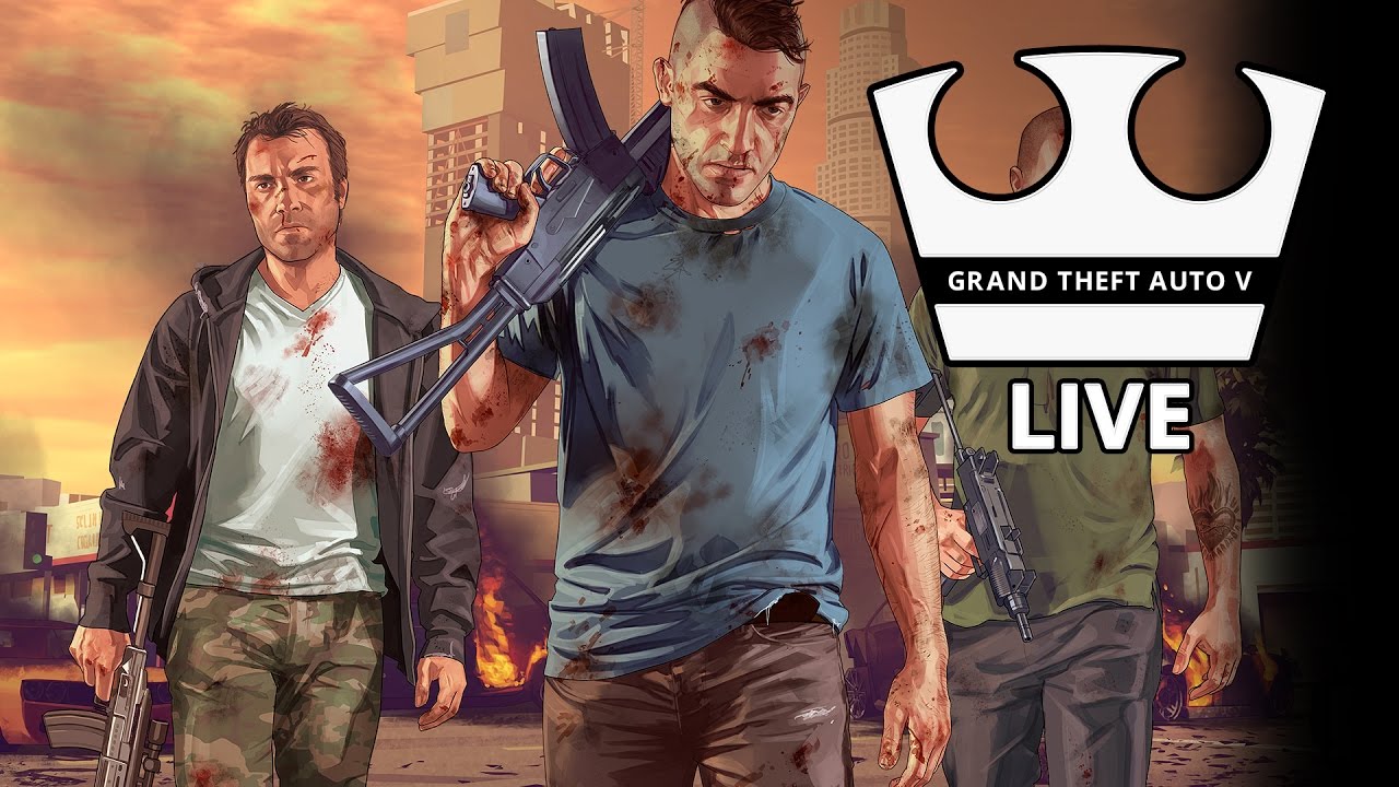Jirka, GEJMR, Baxtrix a MarweX Hraje - GTA V - Šílenosti [PC] [LIVE]