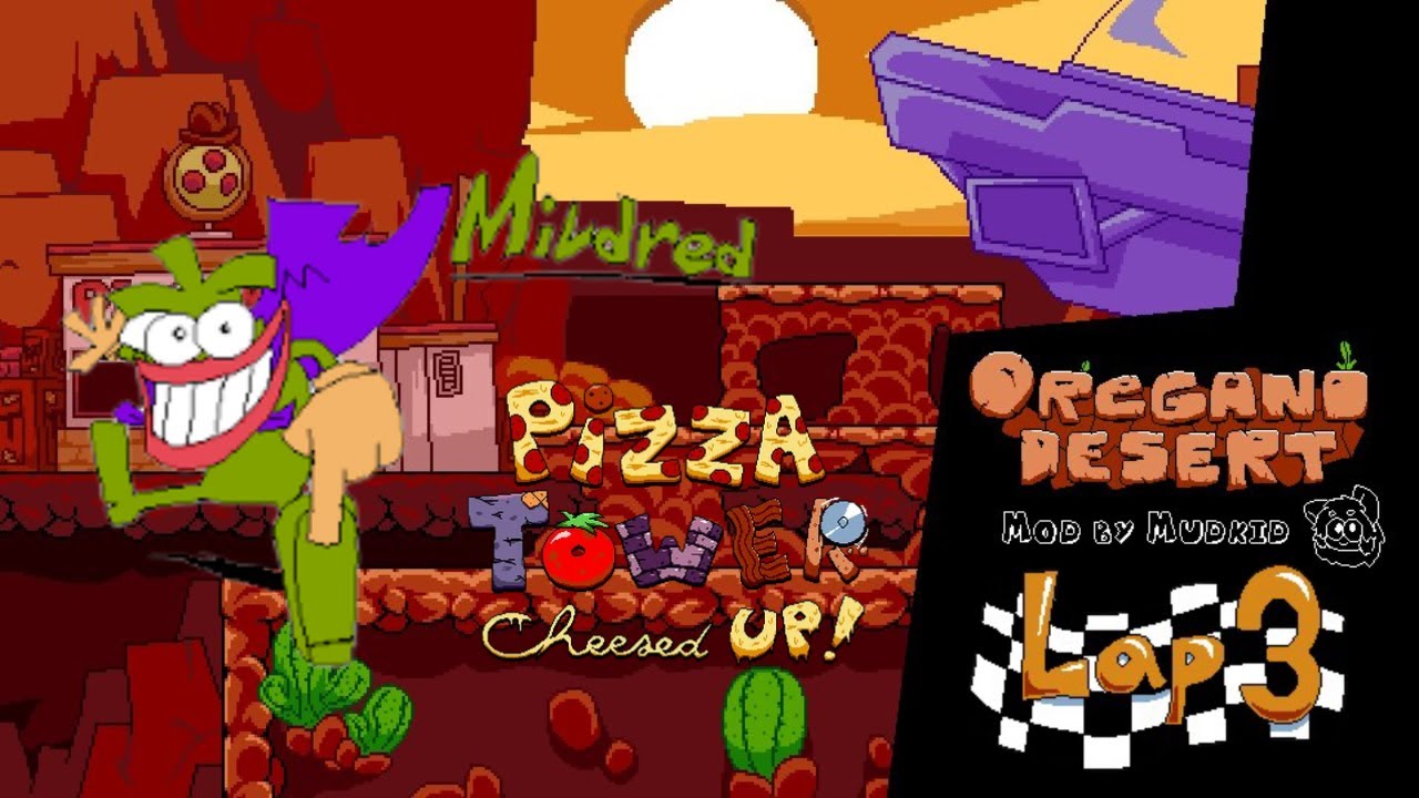 Pizza Tower ML+ BaconTu Oregano Desert Lap 3