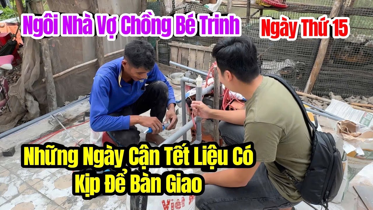 Ngôi nhà vợ chồng Bé Trinh đang hoàn thiện để Bàn Giao