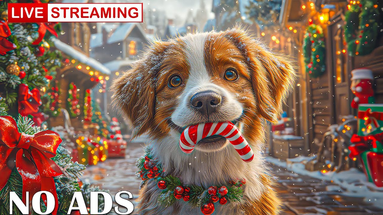 🎄CHRISTMAS Episode🎄Dog TV for Dogs to Watch 🐶 Entertainment for Dogs - Stimulating Sounds