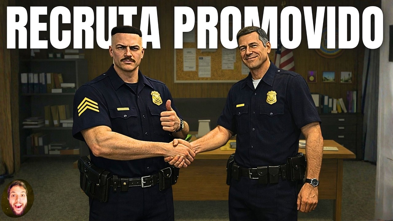 Fui promovido na polícia de Los Santos (modo carreira policial)