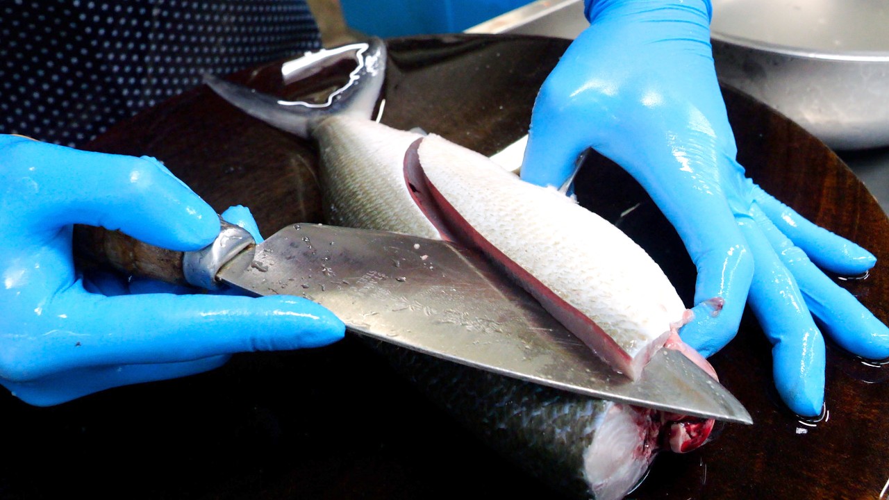 Удивительно! Изысканные техники разделки рыбы! Блюда из морепродуктов по-азиатски