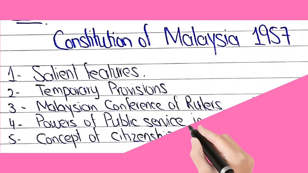 Constitution of Malaysia | Important topics| @LisalsLaw @AlGhaziLawAcademy @ayeshayibrahim