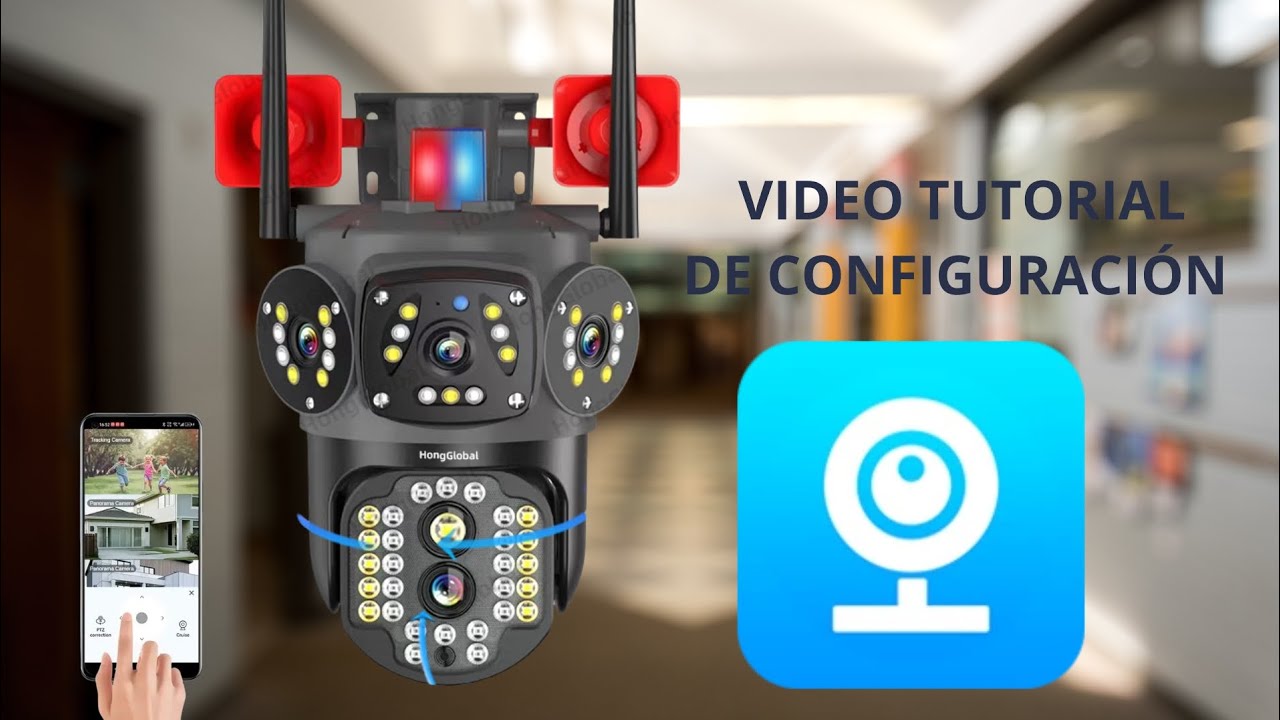 CONFIGURACIÓN CAMARA WIFI V380 PRO