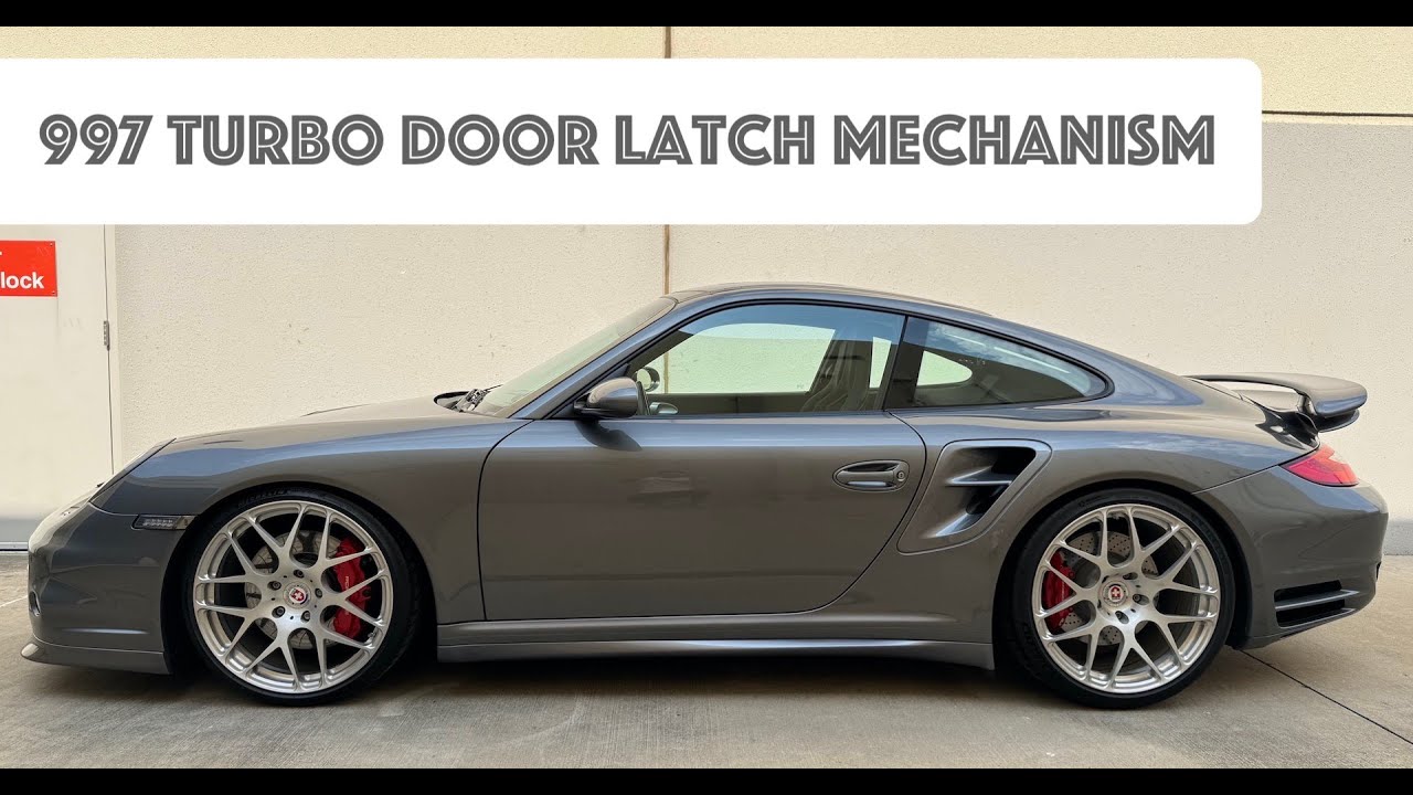 Porsche 997 turbo Vlog 031 - Door Lock Mechanism Replacement