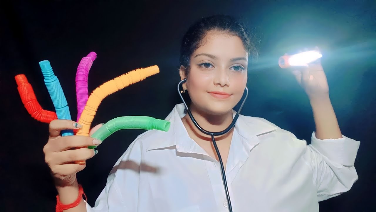 ASMR Cranial Nerve Exam ( Hindi )
