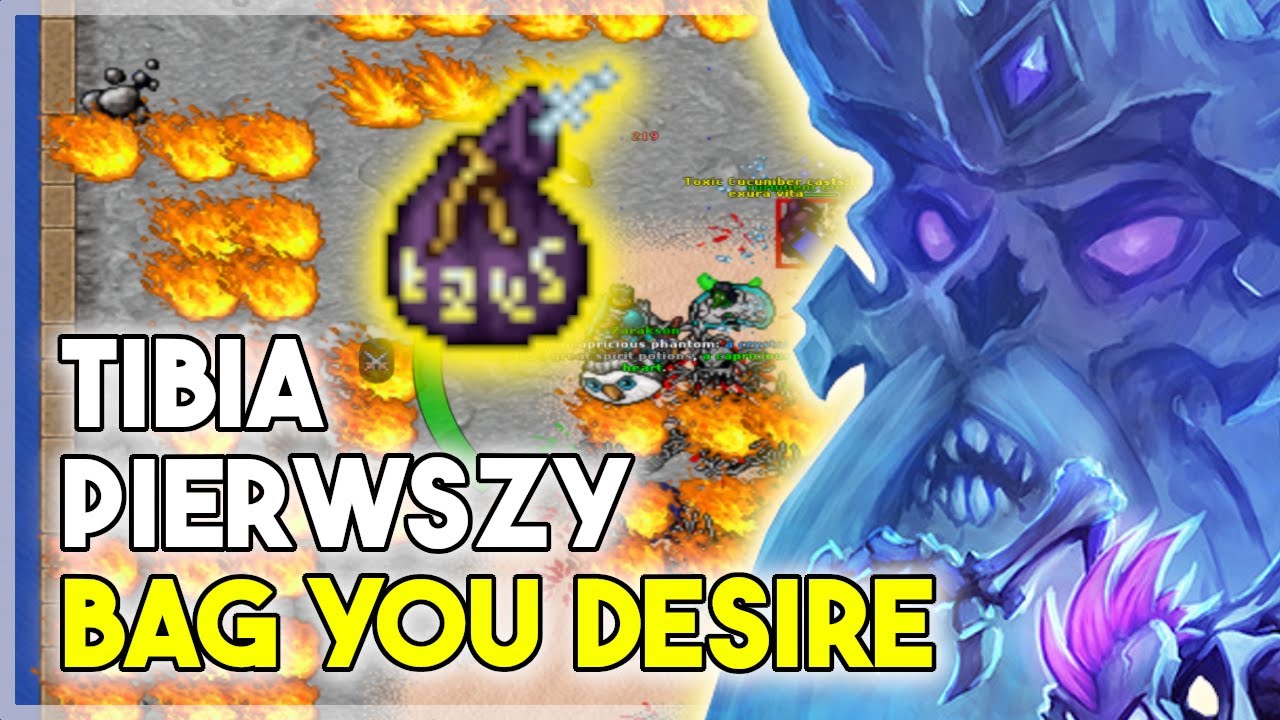 [PL] Tibia - PIERWSZY WOREK Z POTWORA! (Soul War Quest)