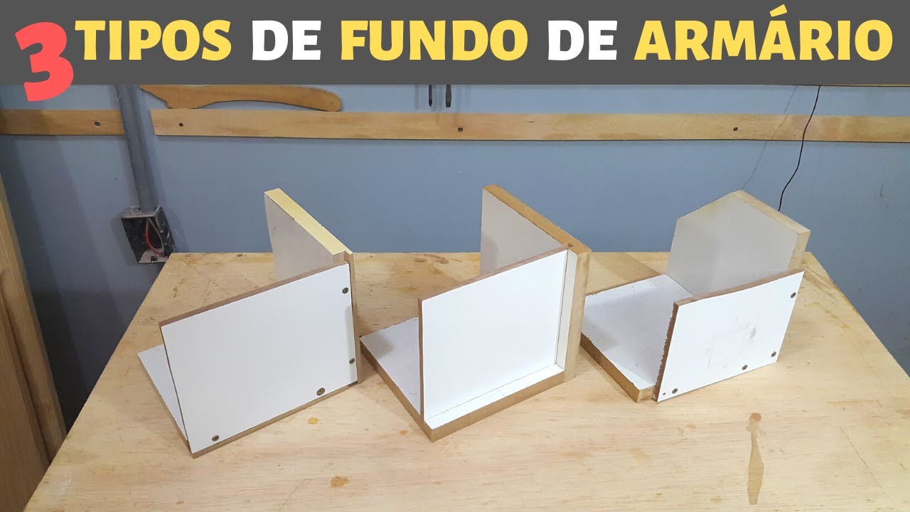 COMO FAZER FUNDO DE ARMÁRIO PLANEJADO  |  3 TIPOS DE FUDO DE ARMÁRIO