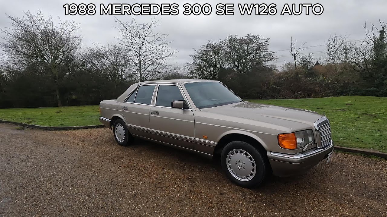 1988 MERCEDES 300 SE W126 AUTO