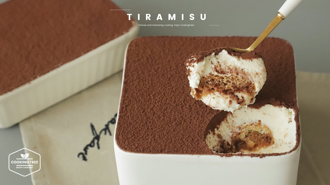 마스카포네 티라미수 만들기 : Mascarpone Tiramisu Recipe | Cooking tree