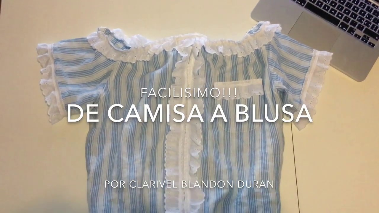 CONVERTIR CAMISA EN BLUSA