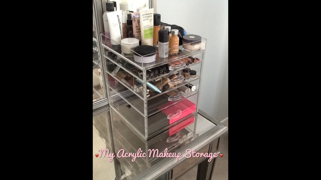 My acrylic Makeup Storage (acrylic Concepts Unboxing And Review)