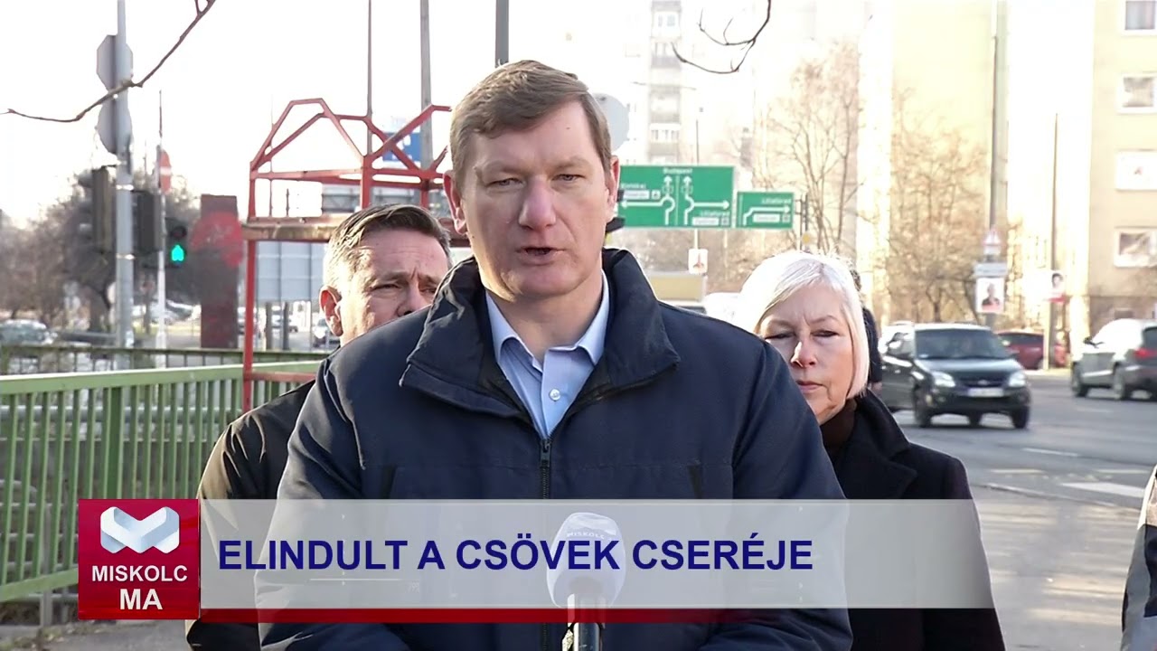 Miskolc Ma 2026. 03. 04.: Megkezdték a vízvezetékek cseréjét a 3-as főúton
