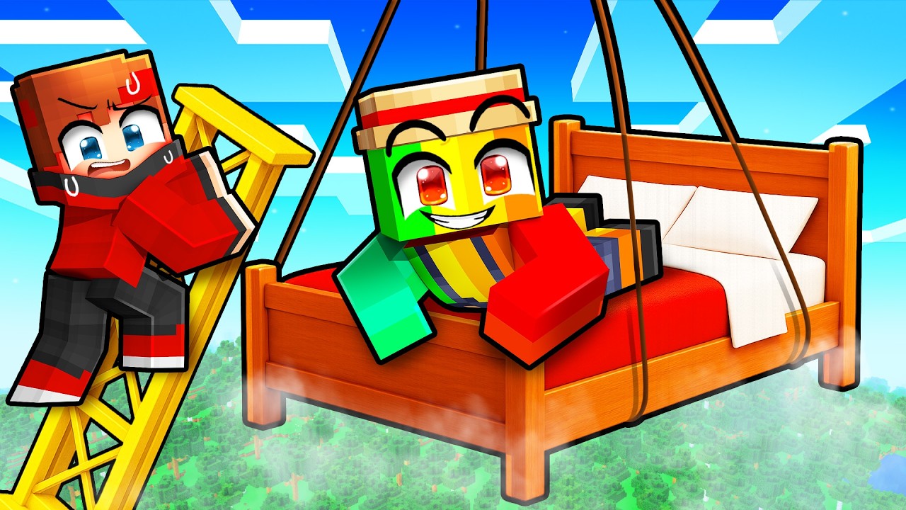 Construire le LIT le Plus Haut du MONDE sur Minecraft !