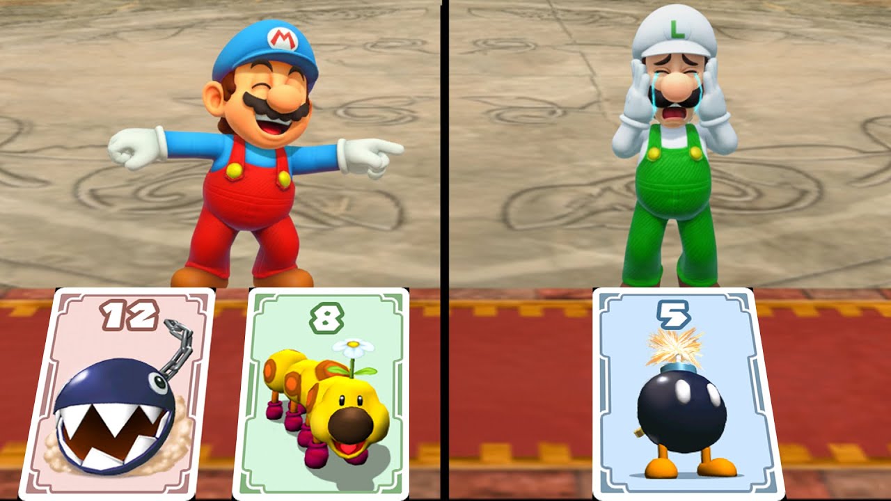 【マリオパーティ8】ミニゲームマリオVsヨッシーVsピーチVsルイージ(最強CPU｢たつじん)
