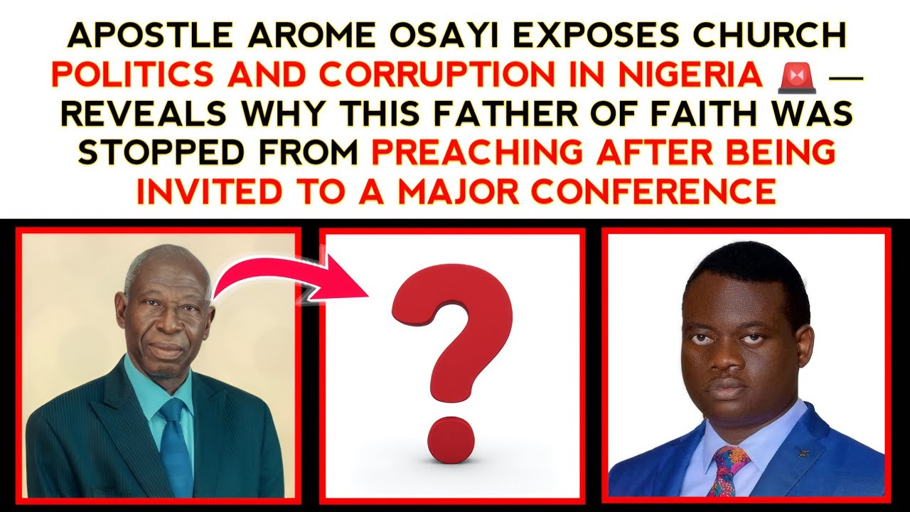 🚨 APOSTLE AROME OSAYI EXPOSES CHURCH POLITICS AND CORRUPTION — WHY A FATHER OF FAITH WAS SILENCED 🔥