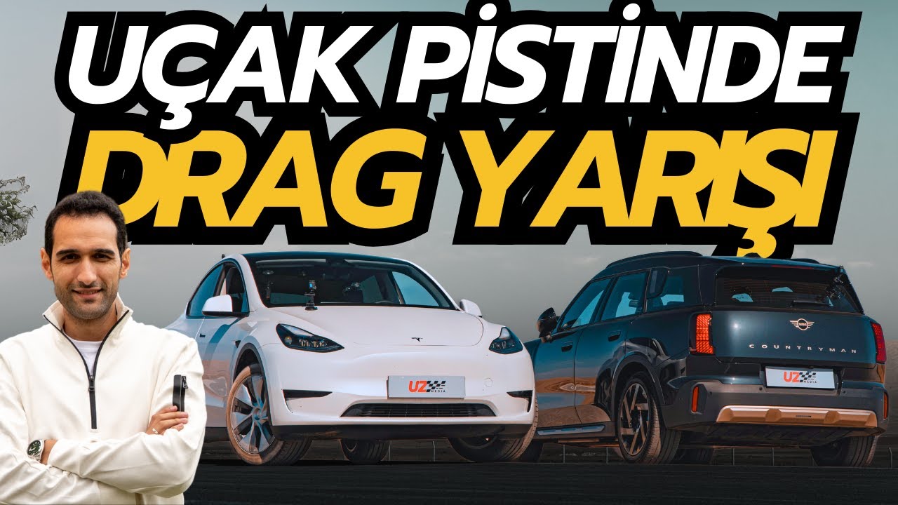 DRAG YARIŞI: TESLA vs MINI COUNTRYMAN E w/@LateRunners
