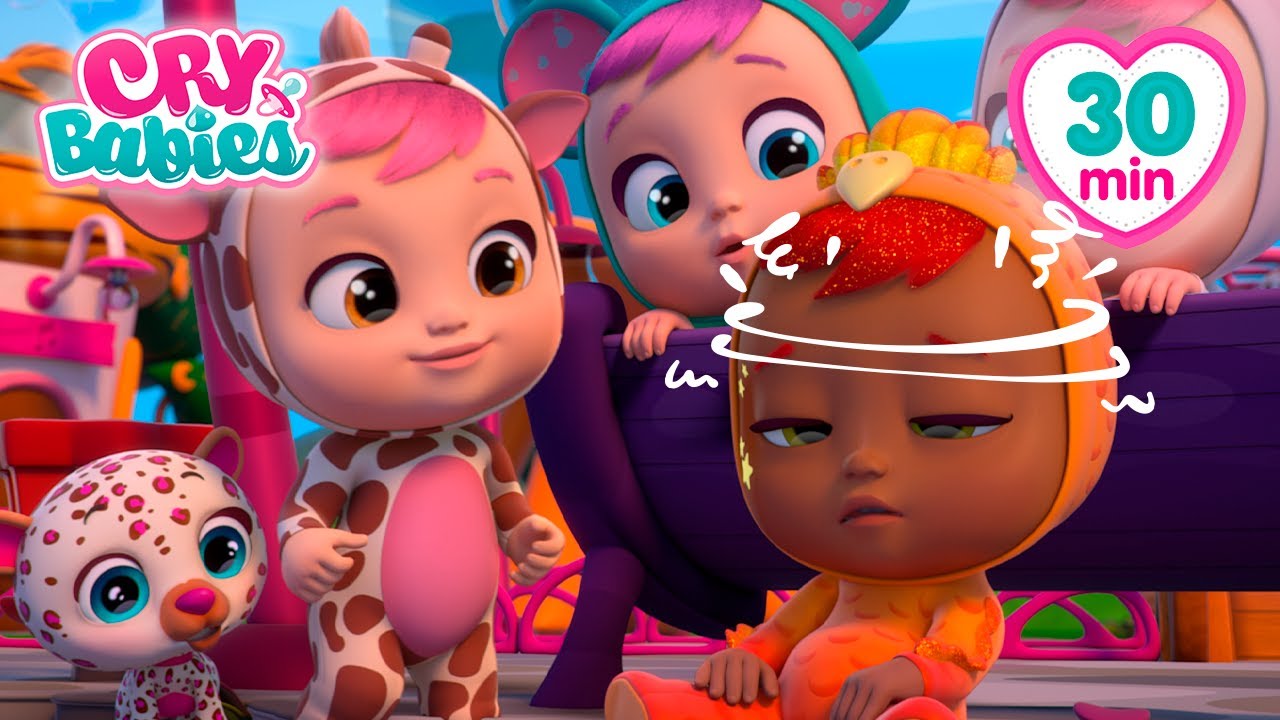 Oops! Feeling Dizzy After Playing Too Much 😵🎢 | Cry Babies | Cartoons for Kids in English