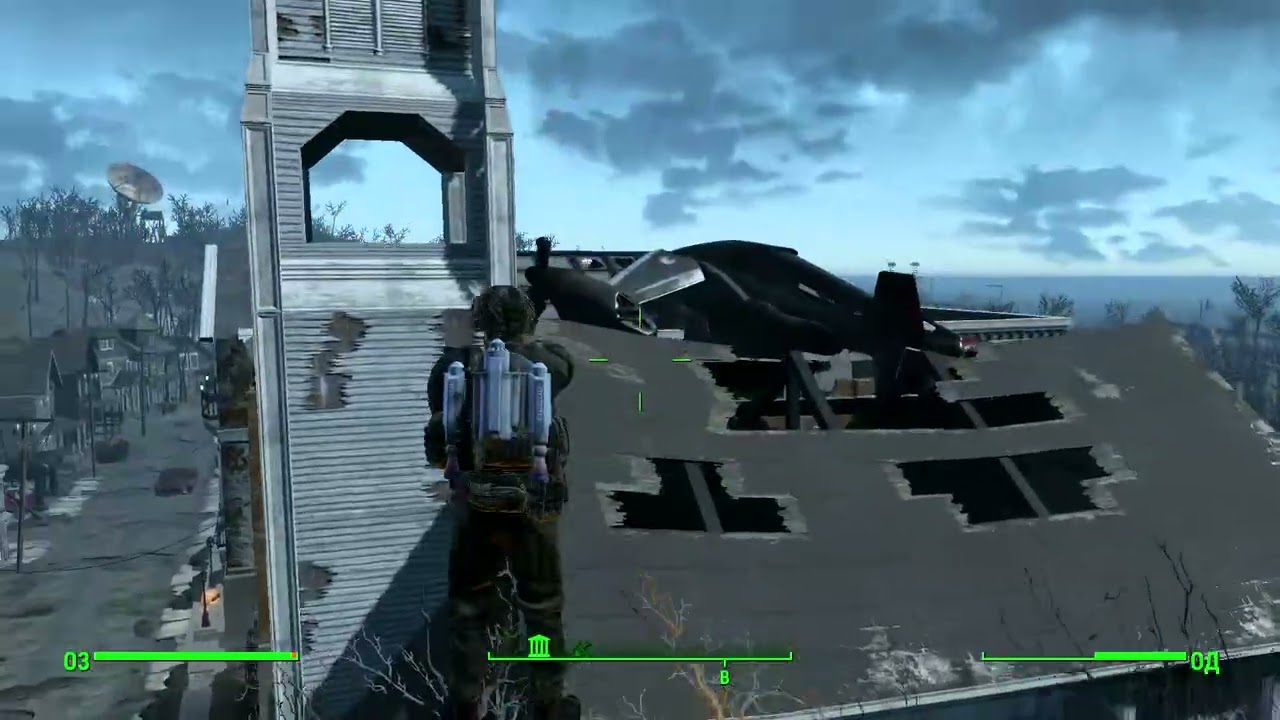 Fallout 4 мод Star Wars Mandalorian Jetpack