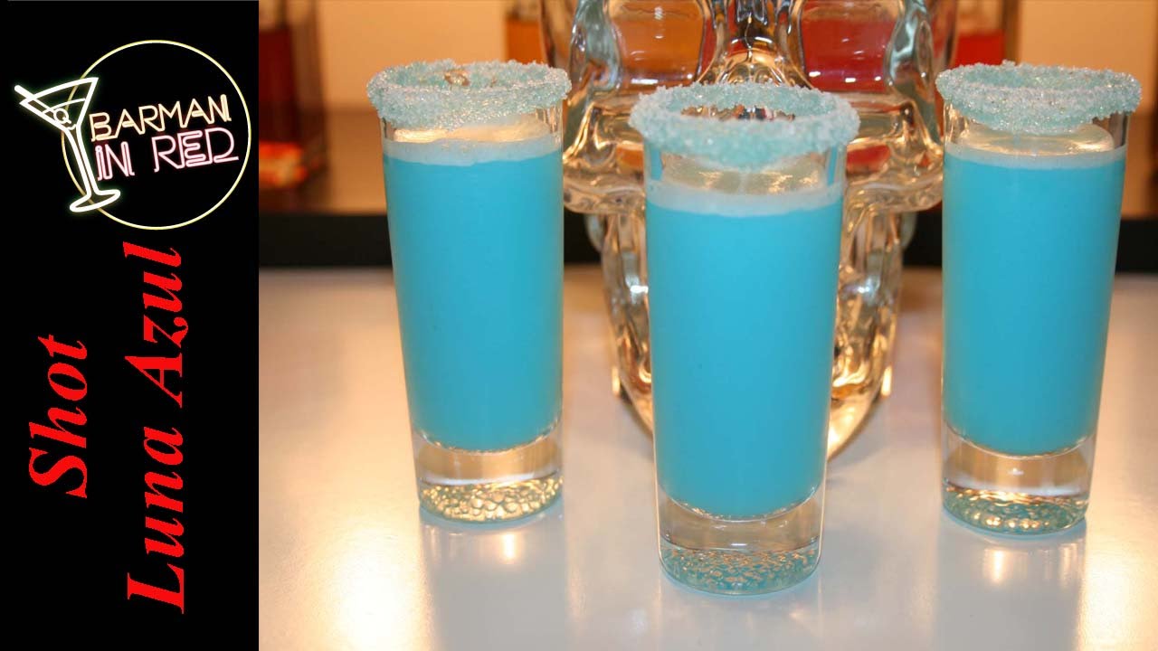 como hacer los SHOTS LUNA AZUL