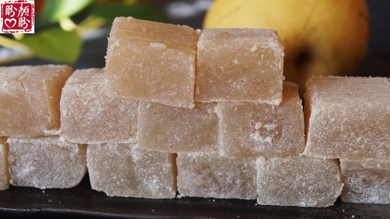 两个雪梨，加入一碗淀粉水，教你自制雪梨糕，润肺止咳，清凉爽口！