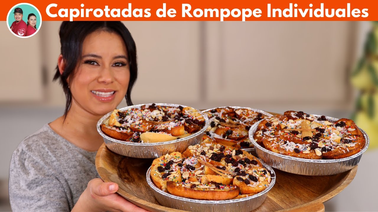 Todos te Pediran la Receta de estas ¡ Capirotadas de Rompope Individuales !