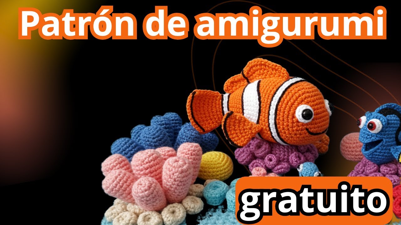 Patrón Amigurumi Gratis Lindo Nemo