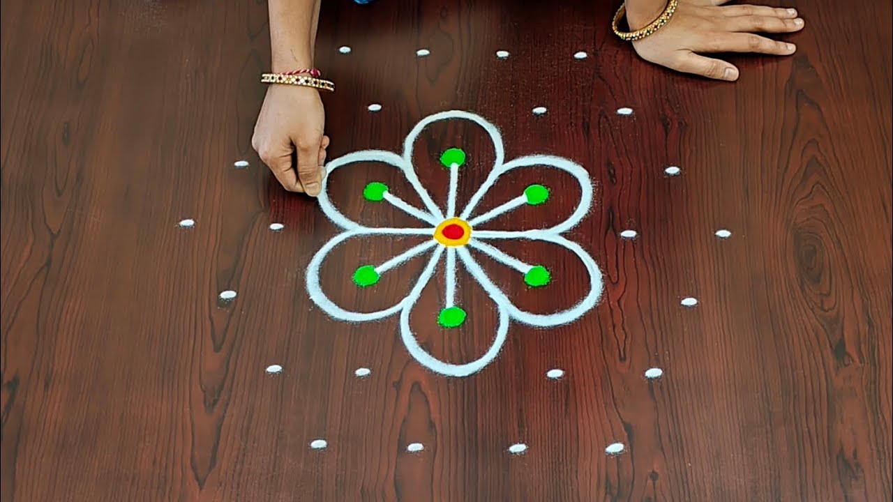 Easy Shivarathri muggulu|7×4dots maha shivarathri special rangoli|easy shanku kolam#Rang Kaa Rangoli