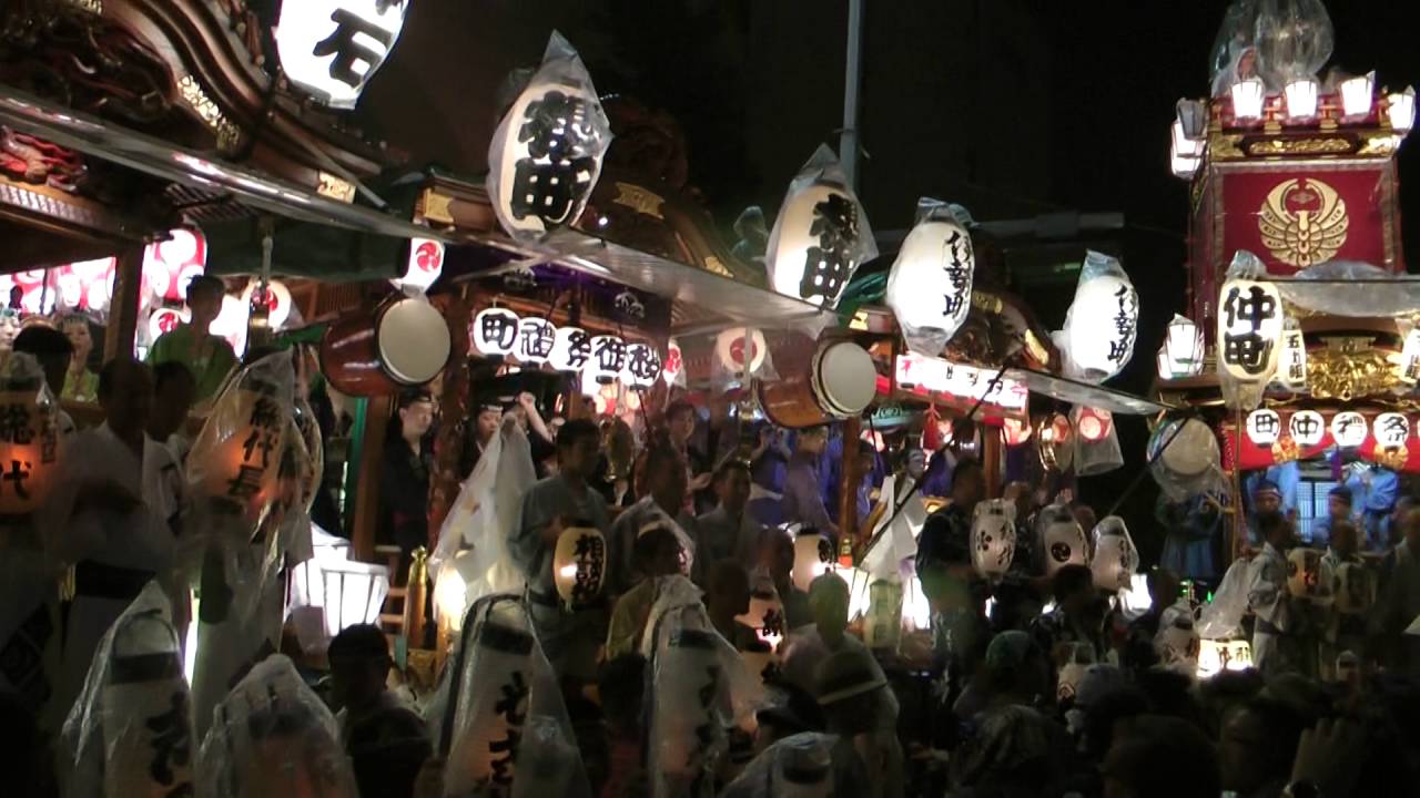 巡行叩合い　関東一の祇園　熊谷うちわ祭2016　２日目　0252