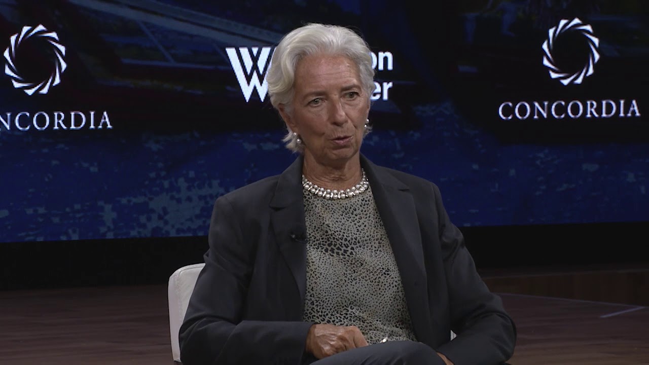 Christine Lagarde at the 2017 Concordia Annual Summit