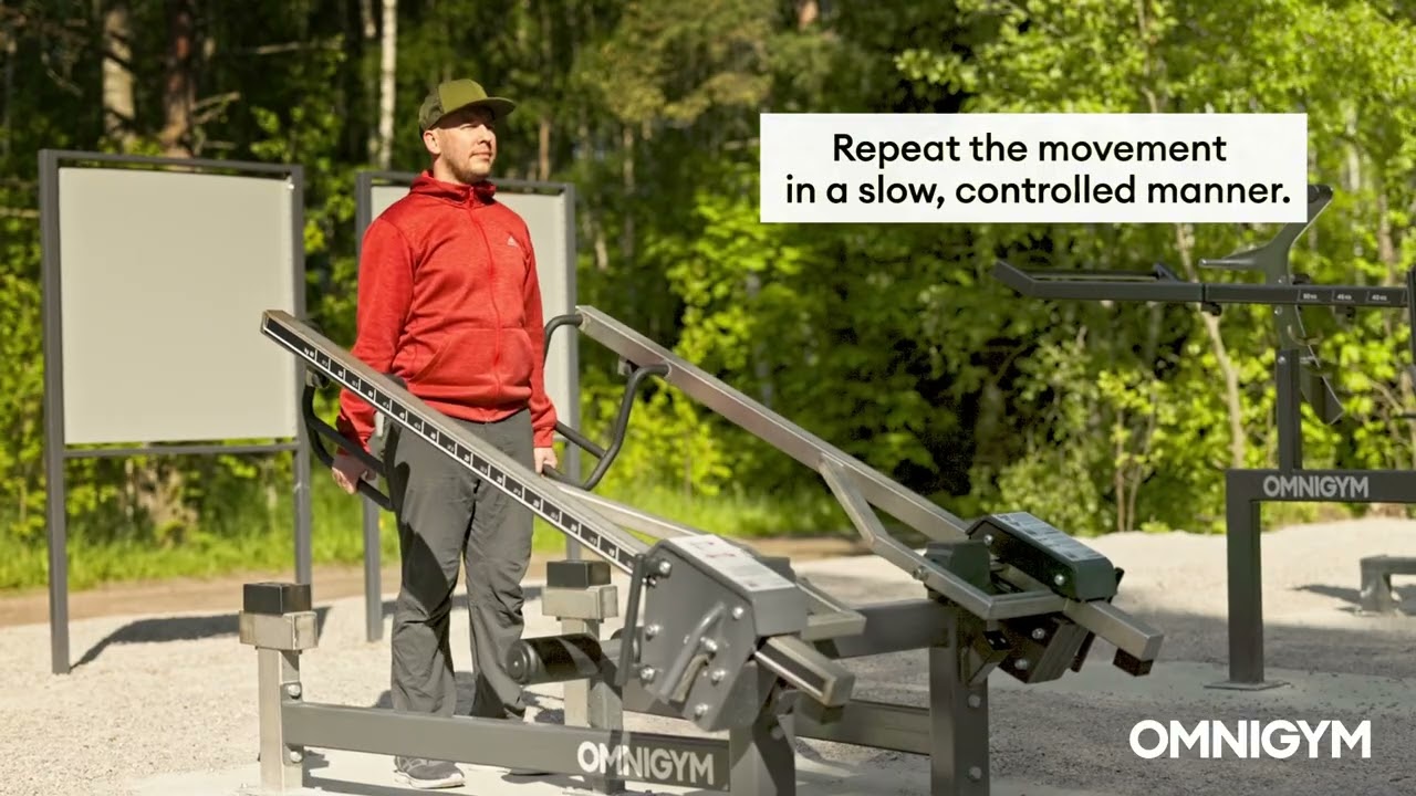 How to use Multi lift outdoor fitness equipment