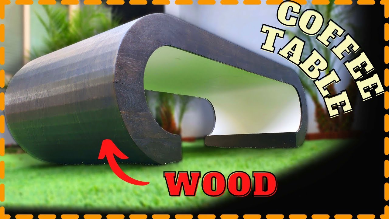 How To Make A Coffee Table By Bending Wood At Home!!