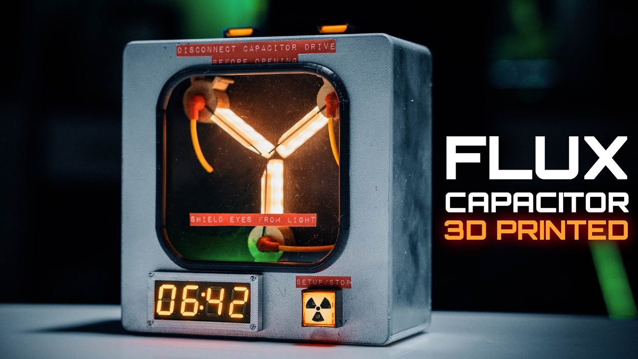Flux capacitor alarm clock - TUTORIAL [ENG SUB]