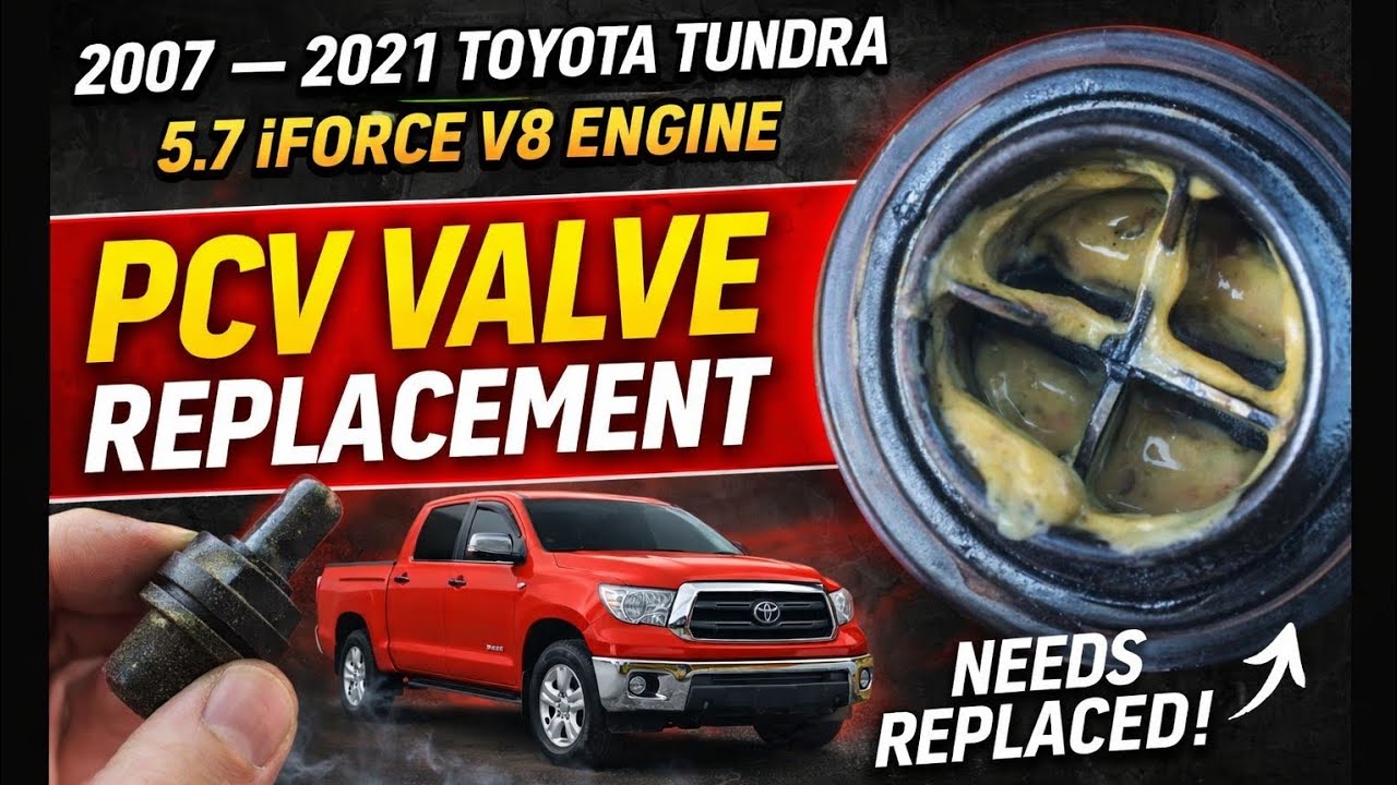 2nd Gen Toyota Tundra 5.7 PCV Valve Replacement! 