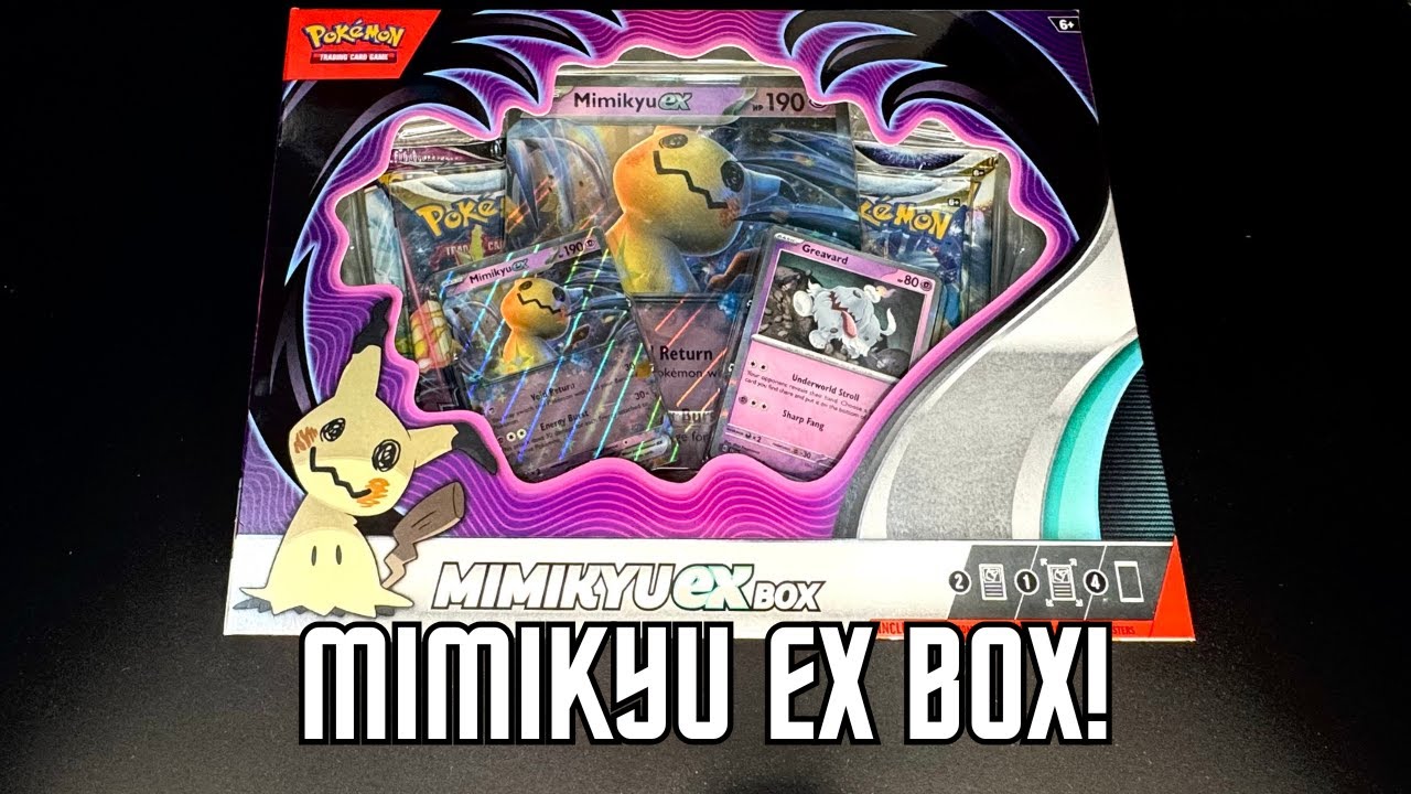 MIMIKYU EX BOX! These are some COOL older PACKS!